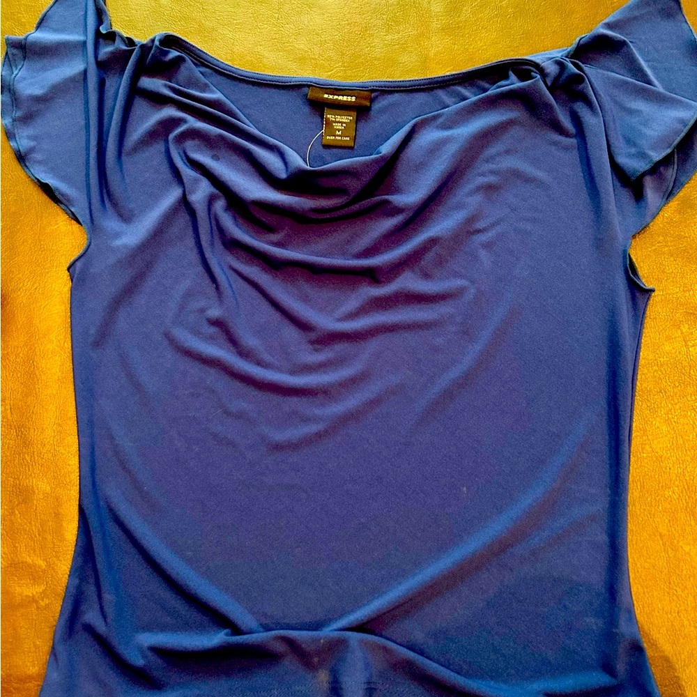 Express M Royal blue top brand new